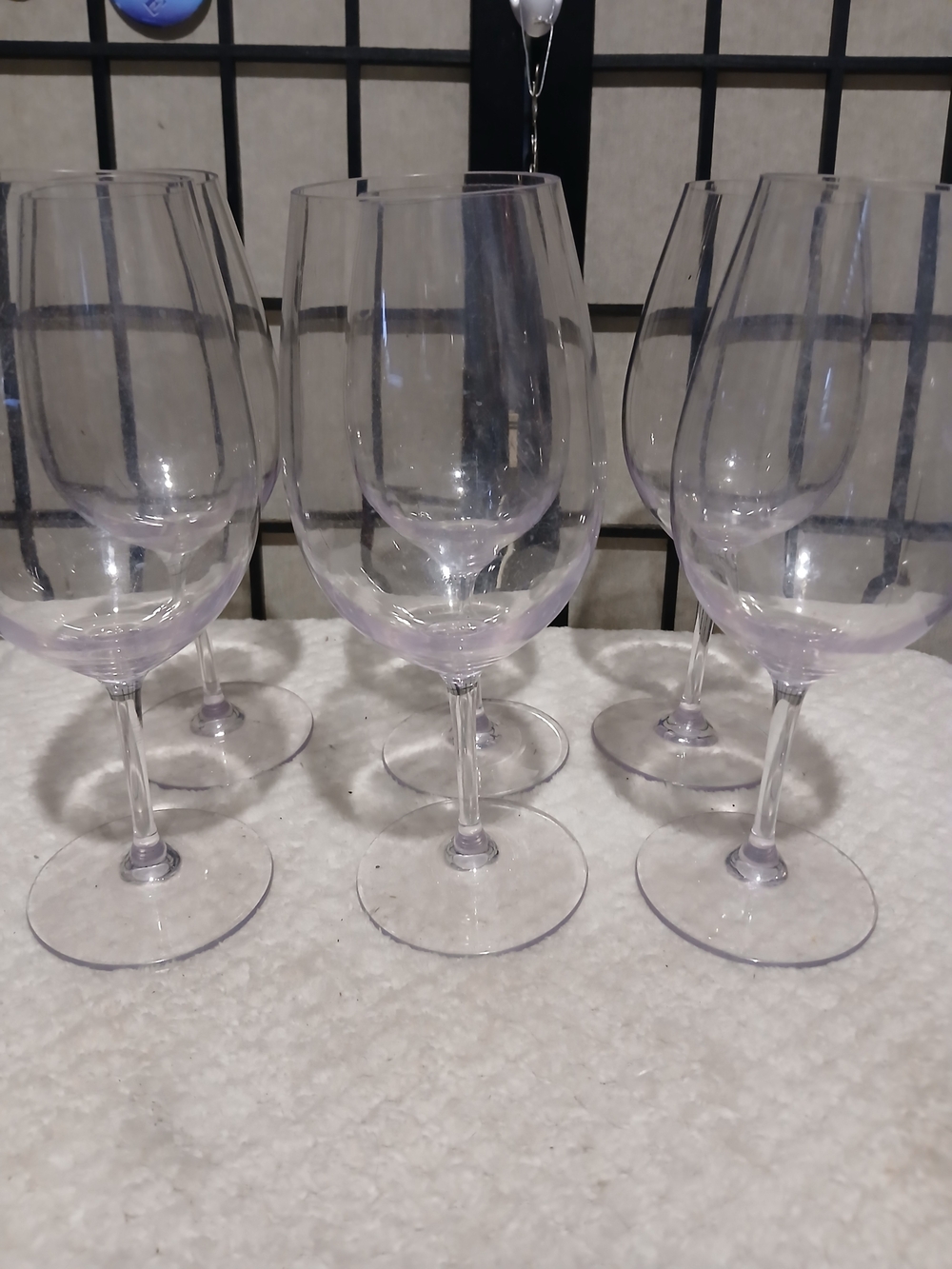 Clear Wine Glasses - Set of 6
